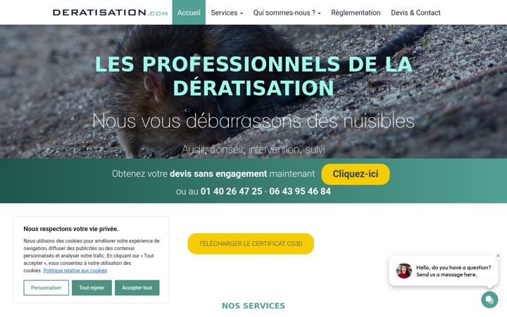 Screenshot of deratisation.com