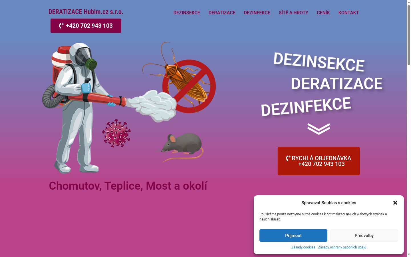 Screenshot van de toestemmingsbanner zoals getoond vóór enige interactie