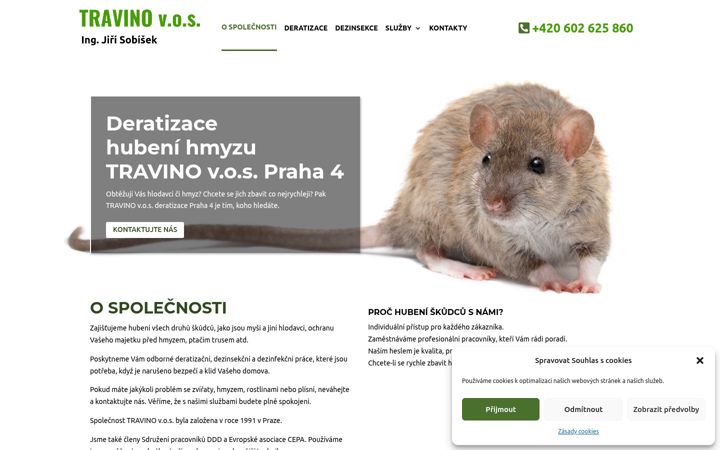 Screenshot van deratizace-travino.cz