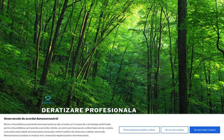 Ekrānuzņēmums no deratizareprofesionala.ro