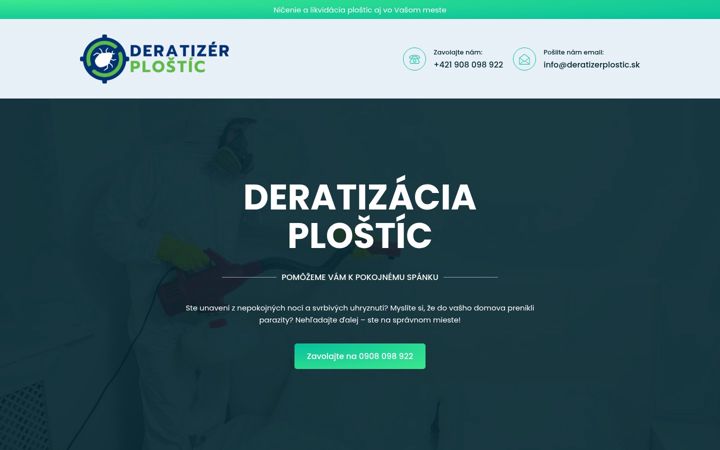 Screenshot of deratizerplostic.sk