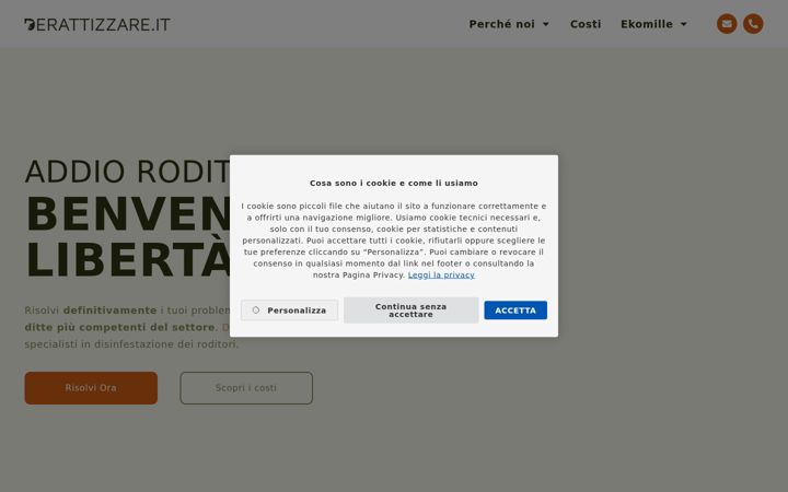 Screenshot di derattizzare.it