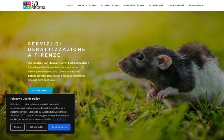 Screenshot of derattizzazione-firenze.it
