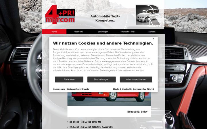 Skjermbilde av derautomobilist.de