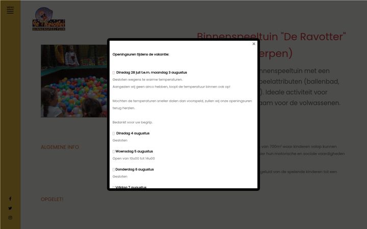 Screenshot of deravotter.be