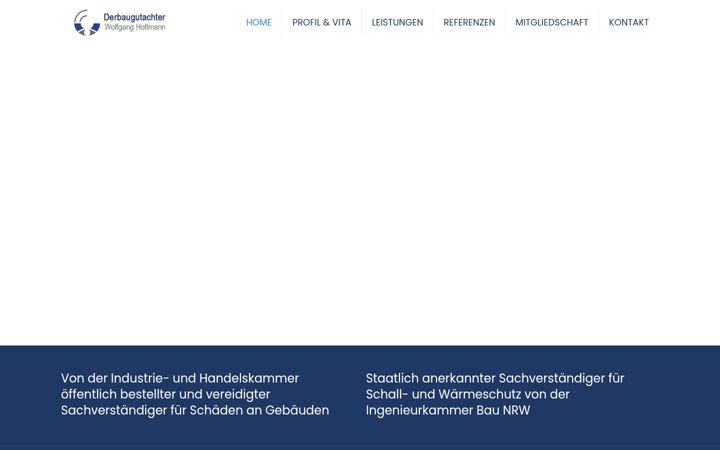 Snímek obrazovky derbaugutachter.de