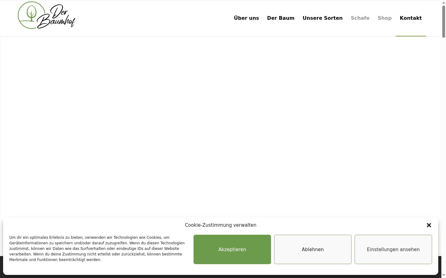 Screenshot tal-banner tal-kunsens muri qabel kwalunkwe interazzjoni