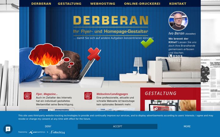 Screenshot of derberan.de