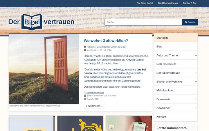 Screenshot of derbibelvertrauen.de