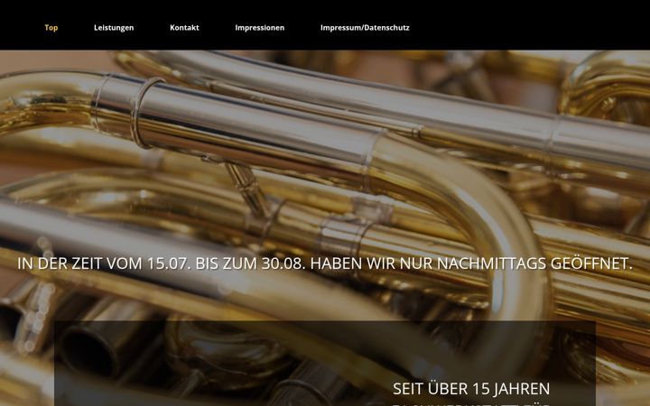 Screenshot of derblaeserspezialist.de