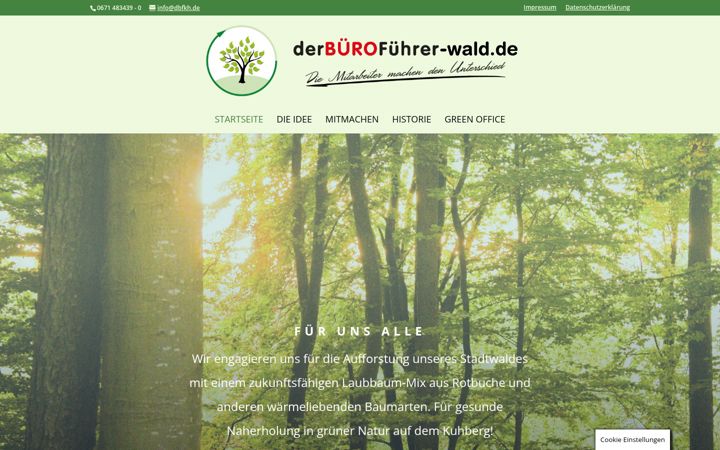 Snímek obrazovky derbuerofuehrer-wald.de