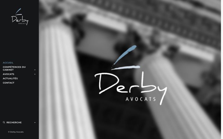 Screenshot of derby-avocats.com
