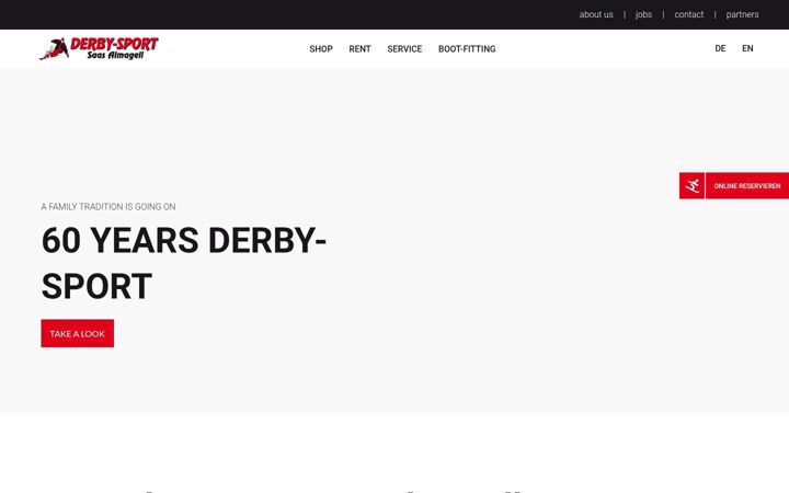 Screenshot of derby-sport.ch