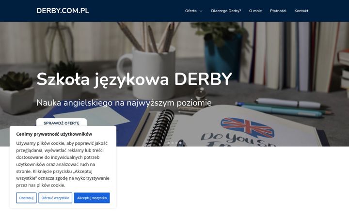 Ekrano kopija derby.com.pl