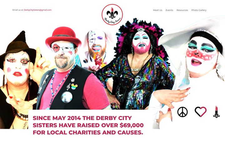 Captură de ecran a derbycitysisters.org