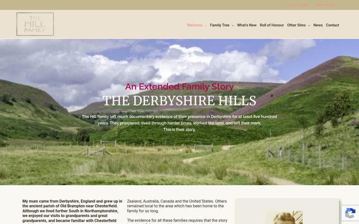 Screenshot of derbyshirehills.com