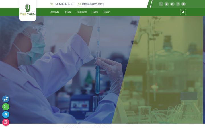 Screenshot ta' derchem.com.tr