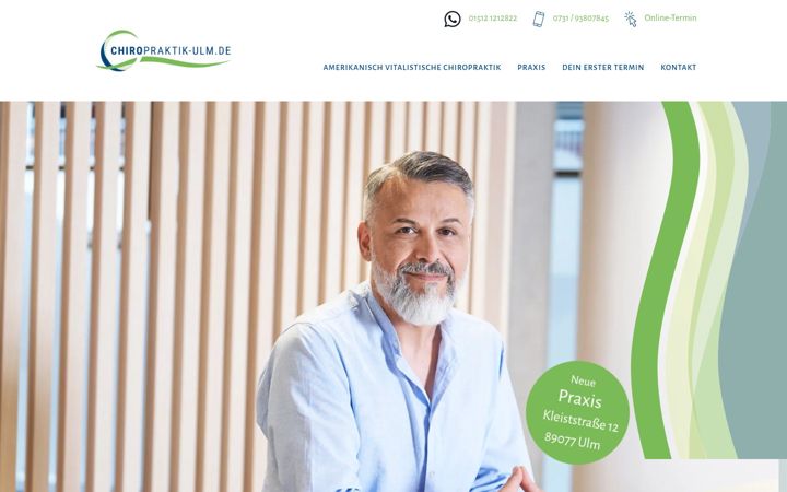 Screenshot of derchiropraktiker.com