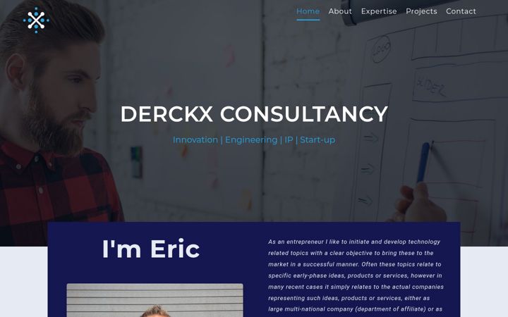 Screenshot of derckx-consultancy.com