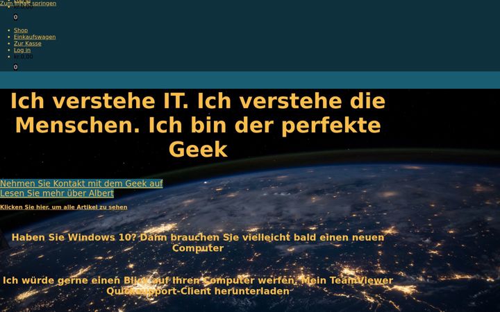 Screenshot of dercomputergeek.de