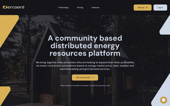 Screenshot of dercoord.org