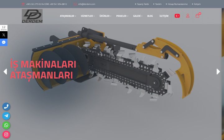 Screenshot of derdem.com