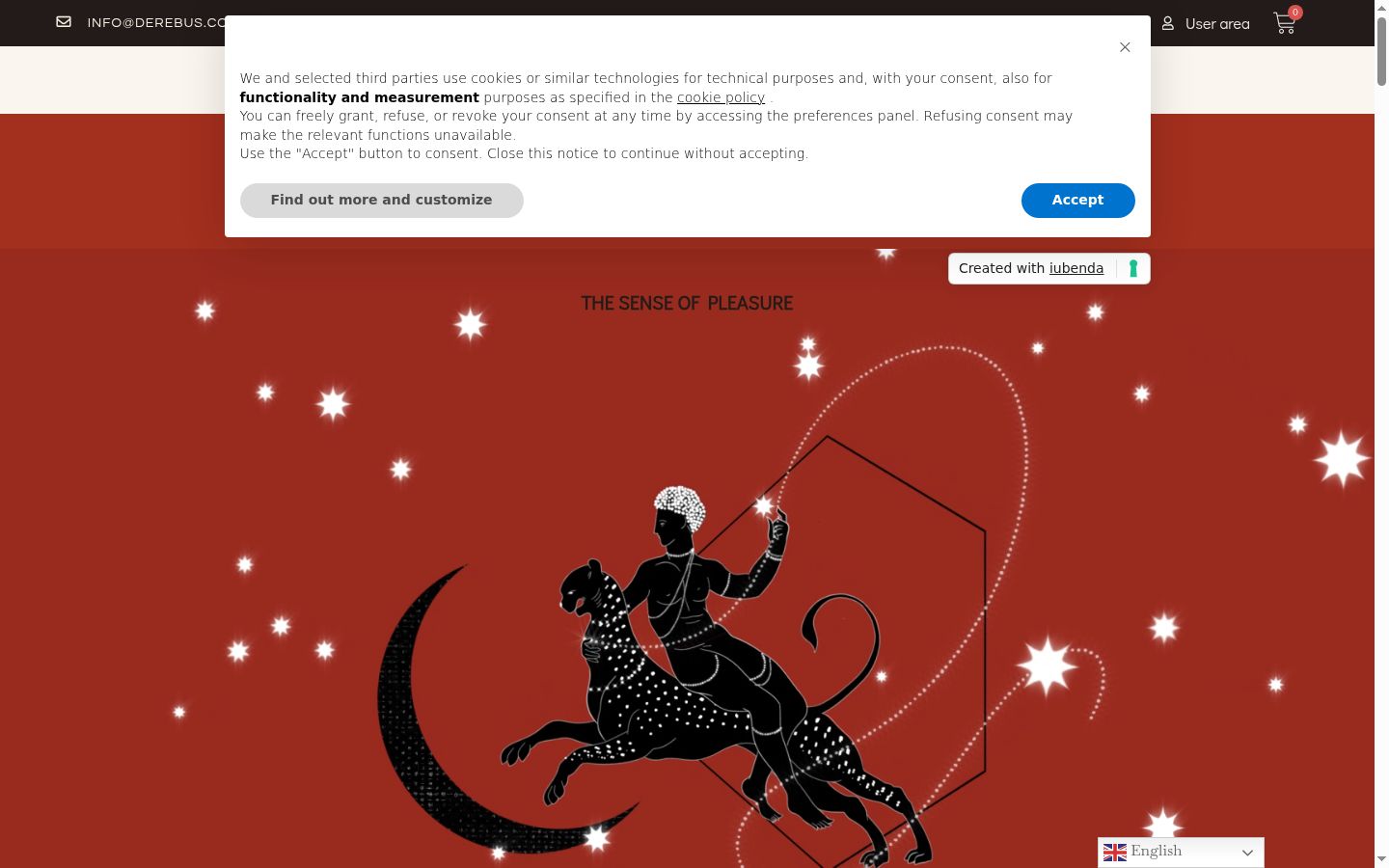 Capture d'écran de la bannière de consentement affichée avant toute interaction