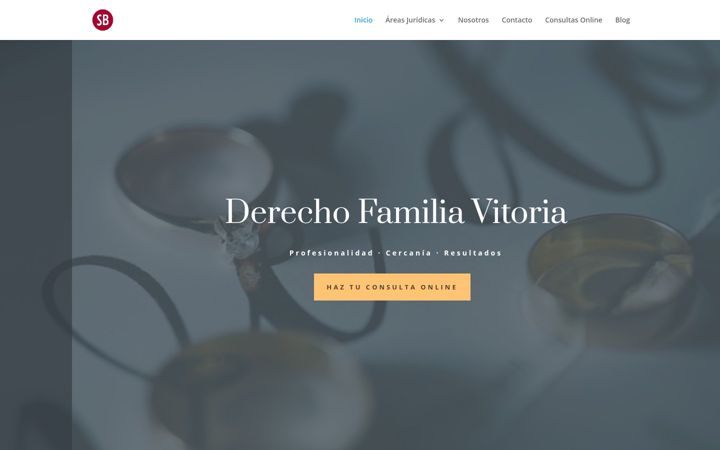 Screenshot of derechofamiliavitoria.com