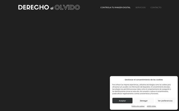 Screenshot of derechoolvido.com