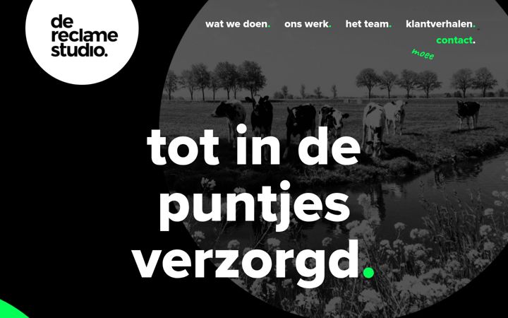 Capture d'écran de dereclamestudio.nl