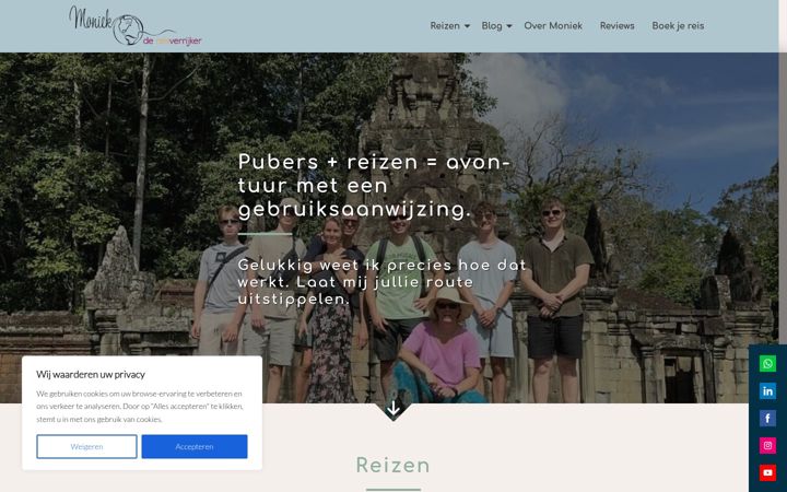 Screenshot of dereisverrijker.nl