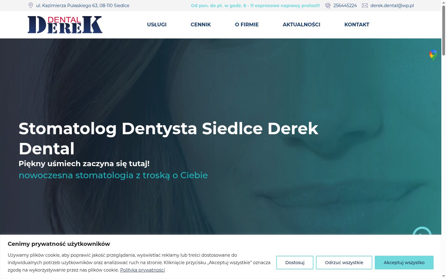 Snímek obrazovky baneru souhlasu zobrazeného před jakoukoli interakcí