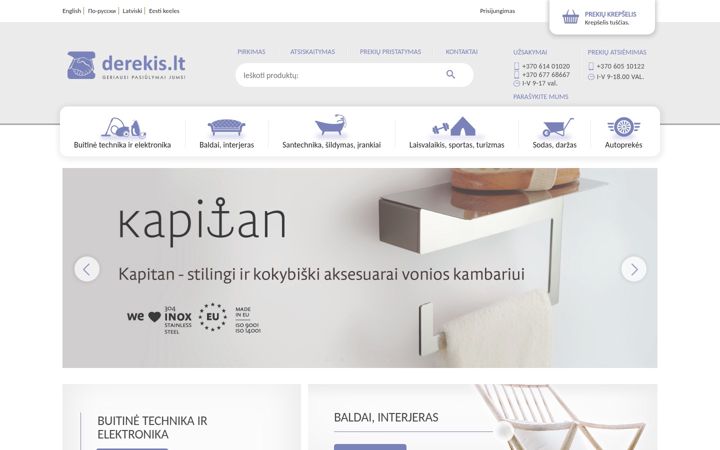 Screenshot of derekis.lt