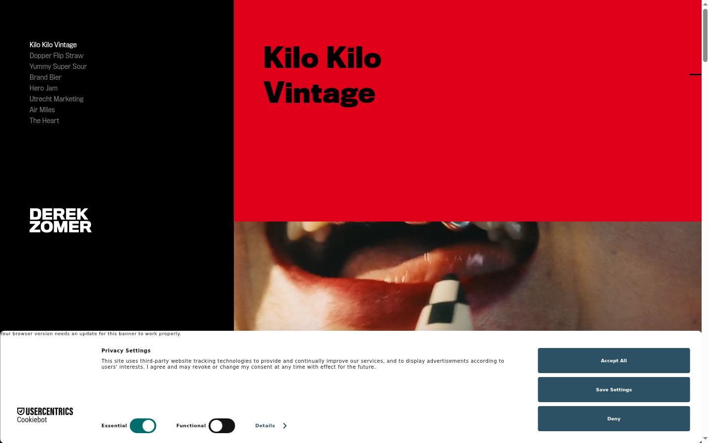 Screenshot tal-banner tal-kunsens muri qabel kwalunkwe interazzjoni