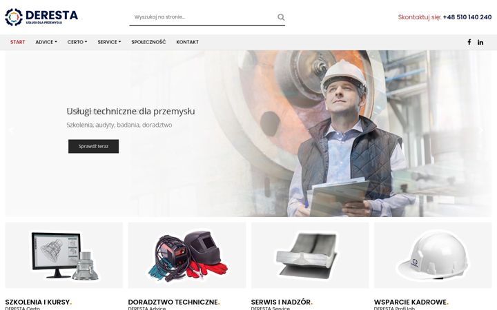 Ekrano kopija deresta.pl