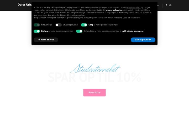 Screenshot of deresurbanklip.dk