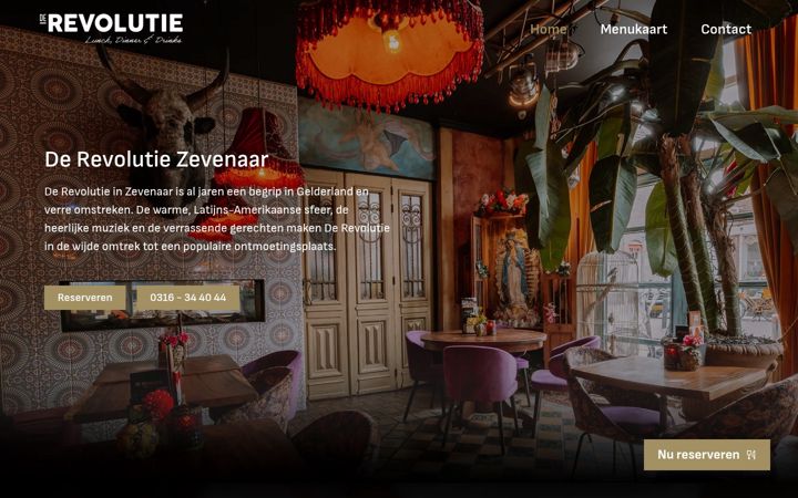 Screenshot of derevolutiezevenaar.nl