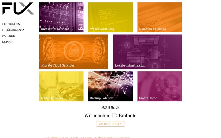 Screenshot of derfux.at