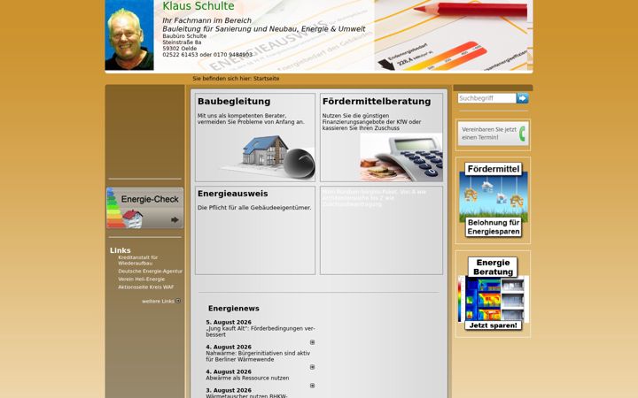 Ekraanipilt saidist dergebaeudefluesterer.de