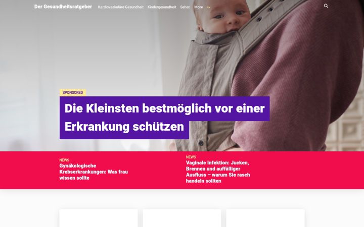 Captura de pantalla de dergesundheitsratgeber.info