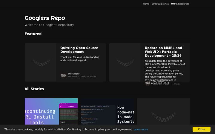 Screenshot of dergoogler.com