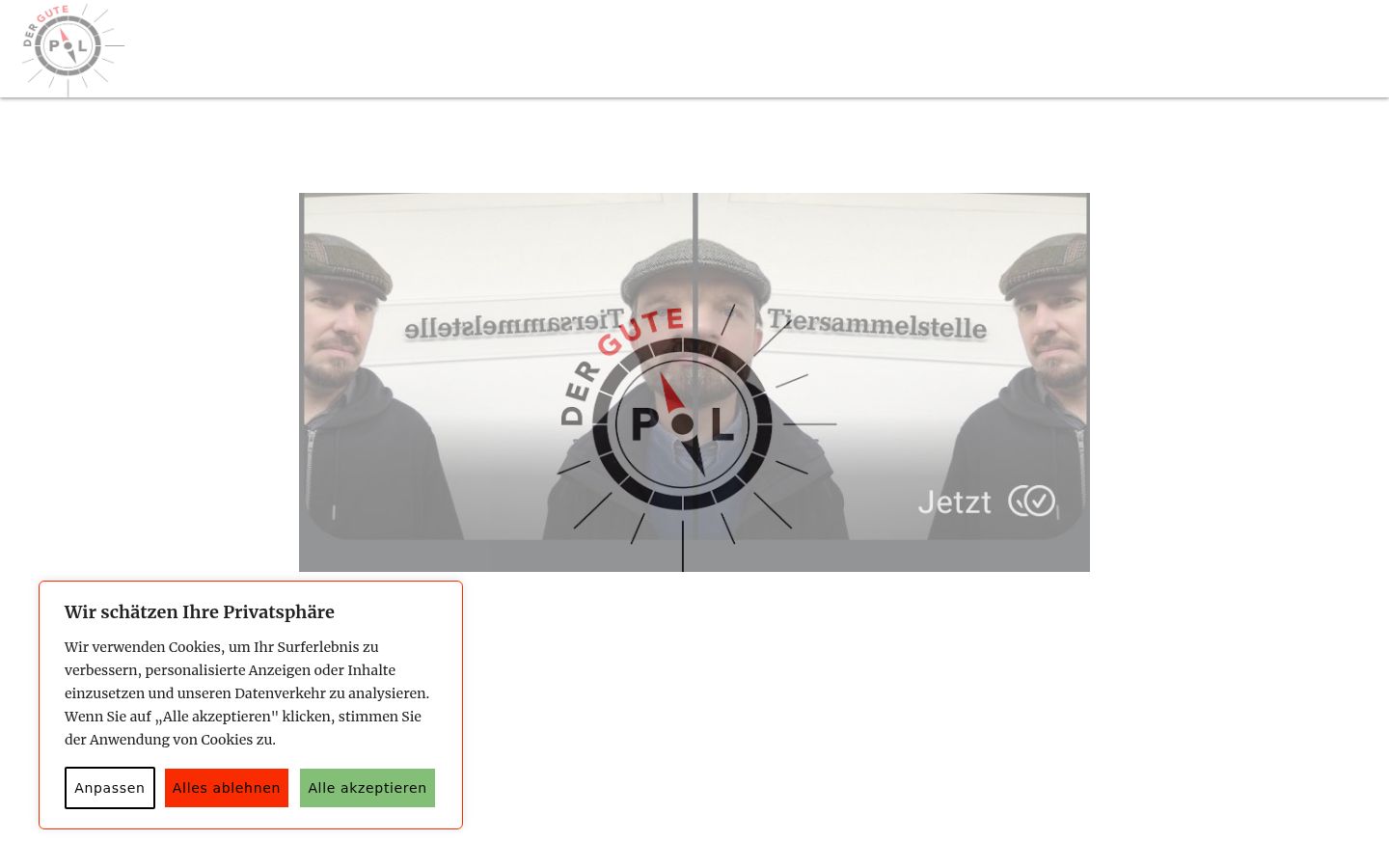 Screenshot tal-banner tal-kunsens muri qabel kwalunkwe interazzjoni