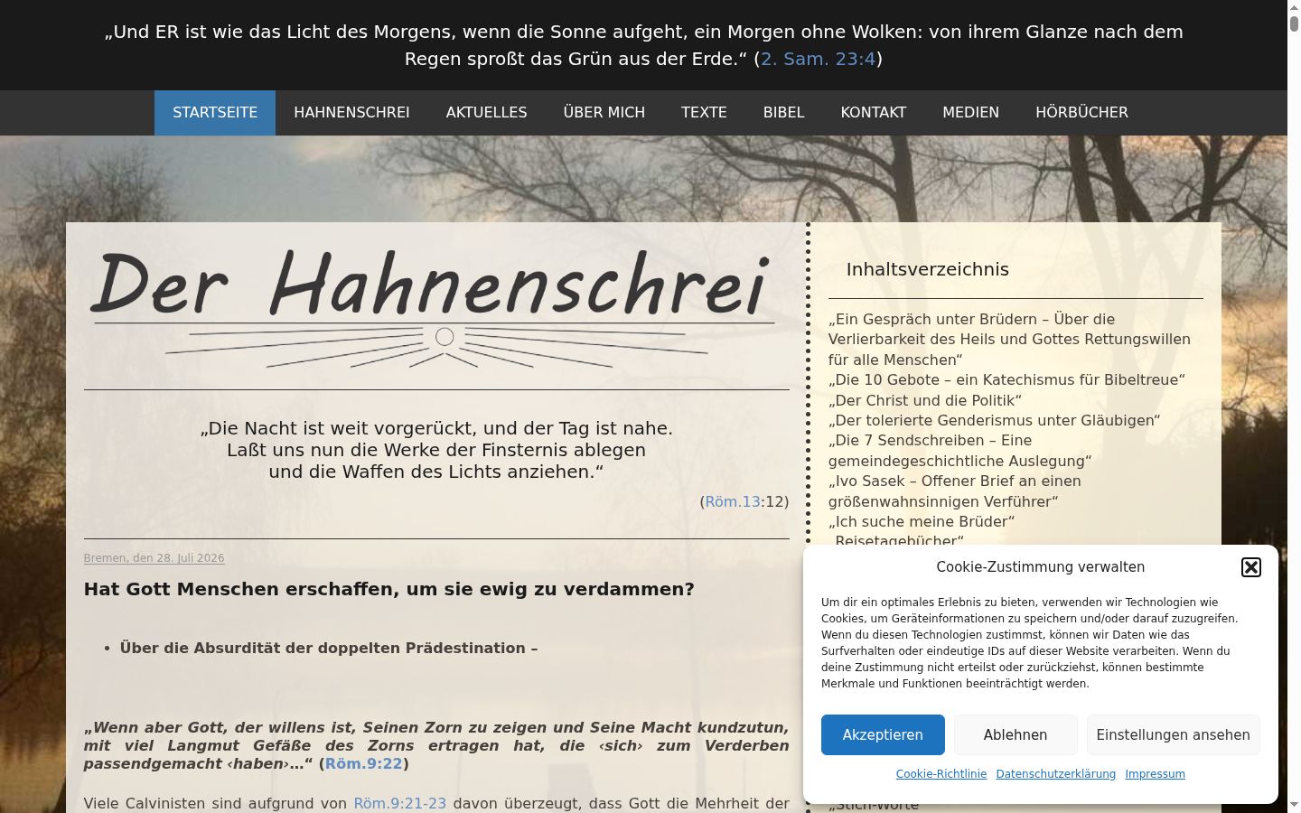 Screenshot tal-banner tal-kunsens muri qabel kwalunkwe interazzjoni