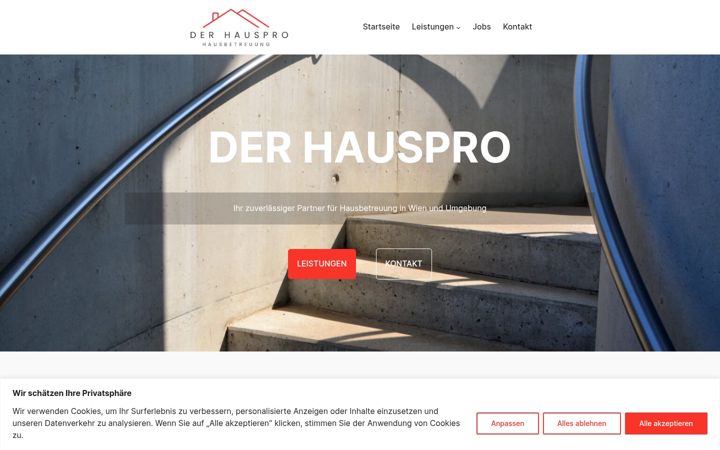 Screenshot of derhauspro.at