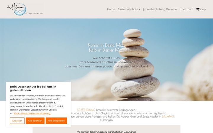 Screenshot of derheilraum.at