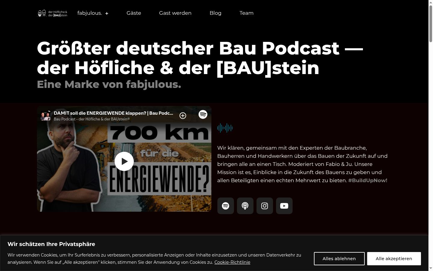 Screenshot van de toestemmingsbanner zoals getoond vóór enige interactie