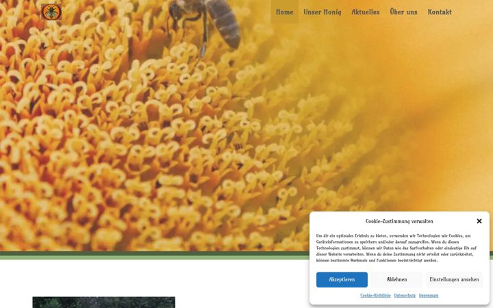 Screenshot of derhonigmann.net