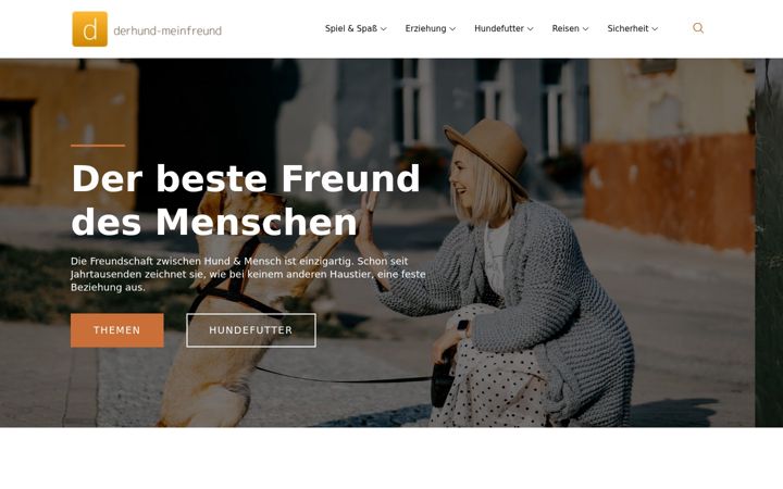 Screenshot of derhund-meinfreund.com