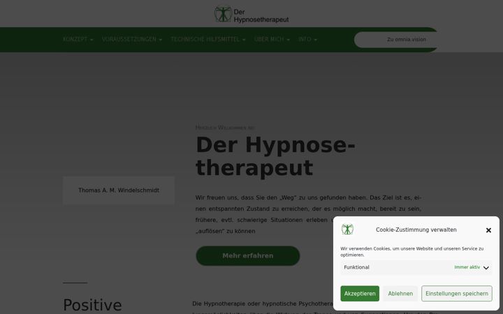 Screenshot of derhypnosetherapeut.de