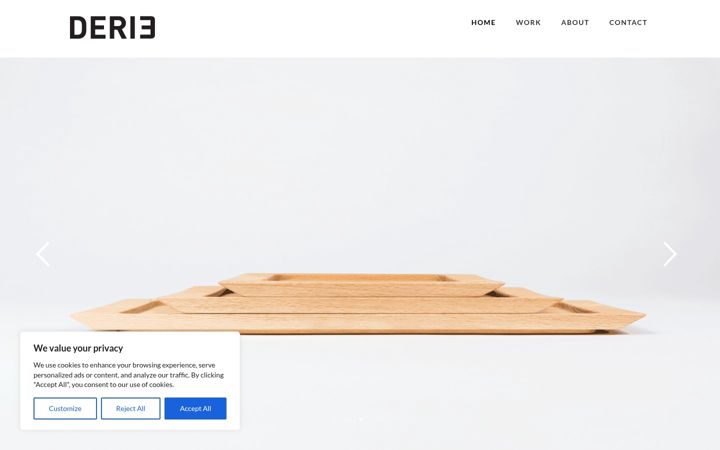 Screenshot of deri3.be